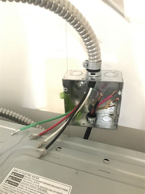 Wiring in a new wall oven 